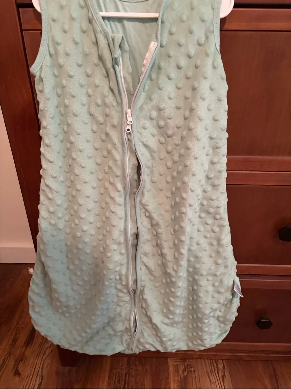 Yoofoss Mint Green Bubble Fleece Baby Sleep Sack (12-18 Months) Toddler